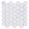 Andova Tiles SAMPLE- Rochelle 2 in. Hex Glass Mosaic Wall Tile SAM-ANDROC1008 - alternate 3